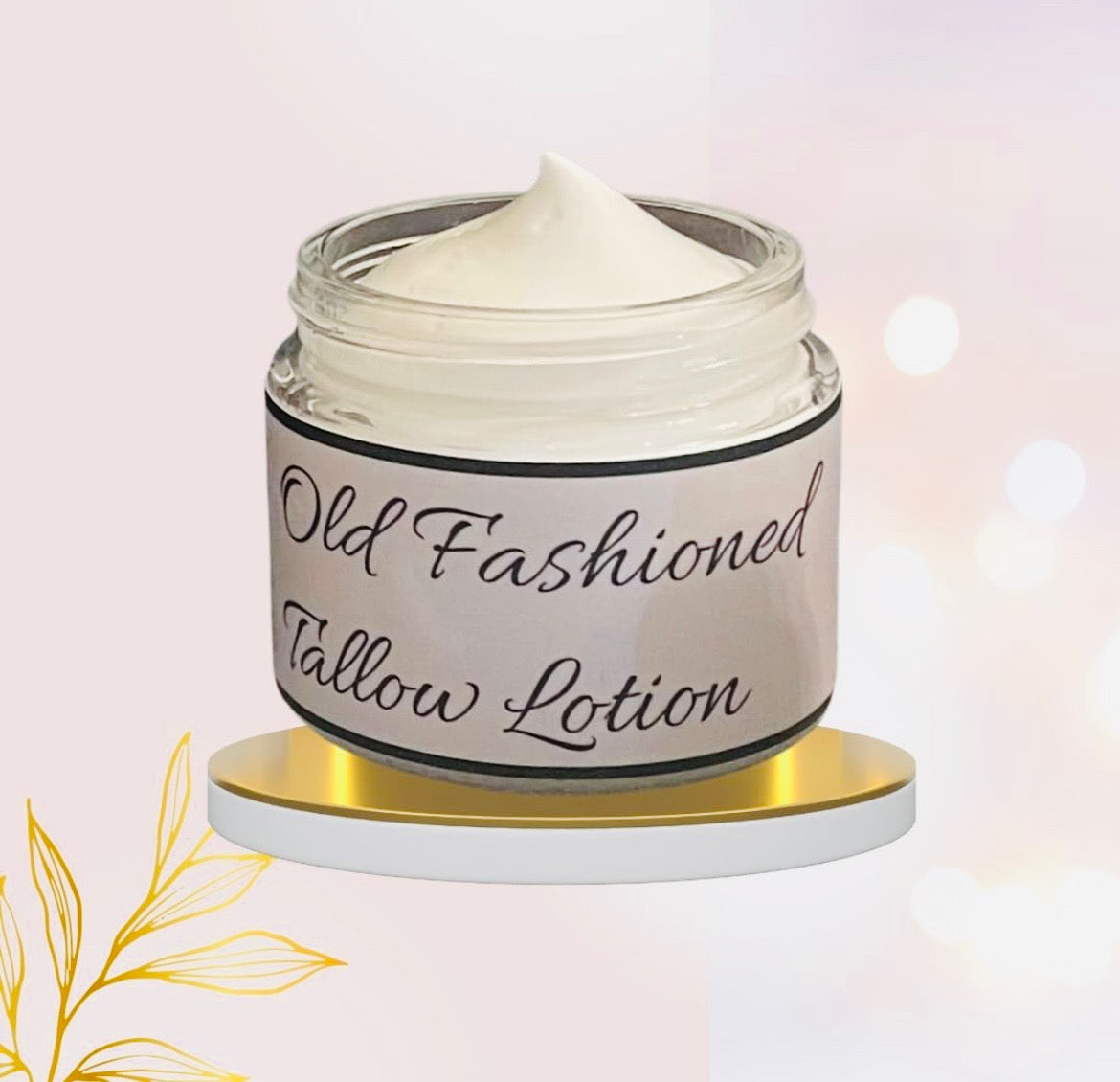 Nature's Nourishing Body Tallow Lotion- Lavender & Eucalyptus